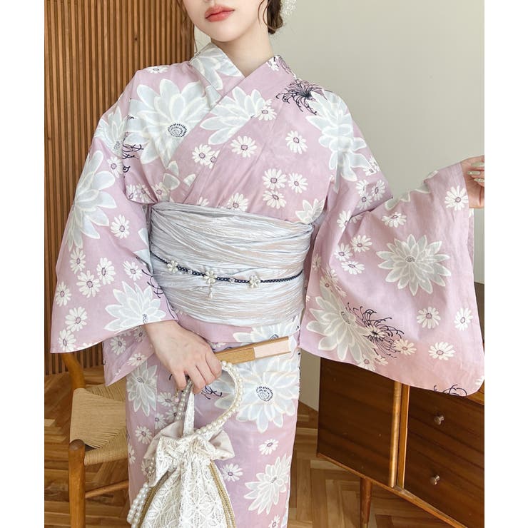 浴衣3点セット（ゆかた・帯2本）、その他3のみ2点セット[品番