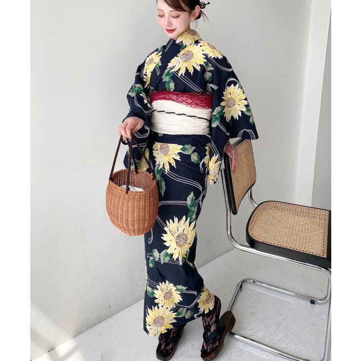 M*様 浴衣　帯（2本）帯飾りセット　moment+ moment+｜浴衣3点セット(ゆかた・帯2本),その他3のみ2点セット