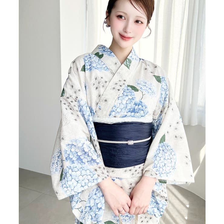 ＼豊富な13種類展開♪／浴衣3点セット（ゆかた＋帯2本） | moment+ | 詳細画像64 