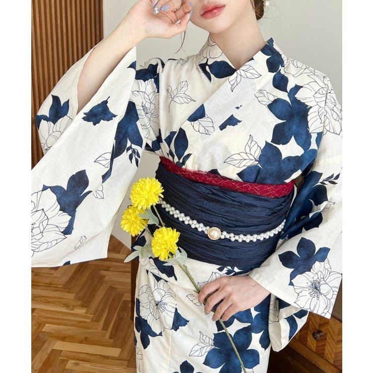 浴衣3点セット（ゆかた・帯2本）、その他3のみ2点セット[品番