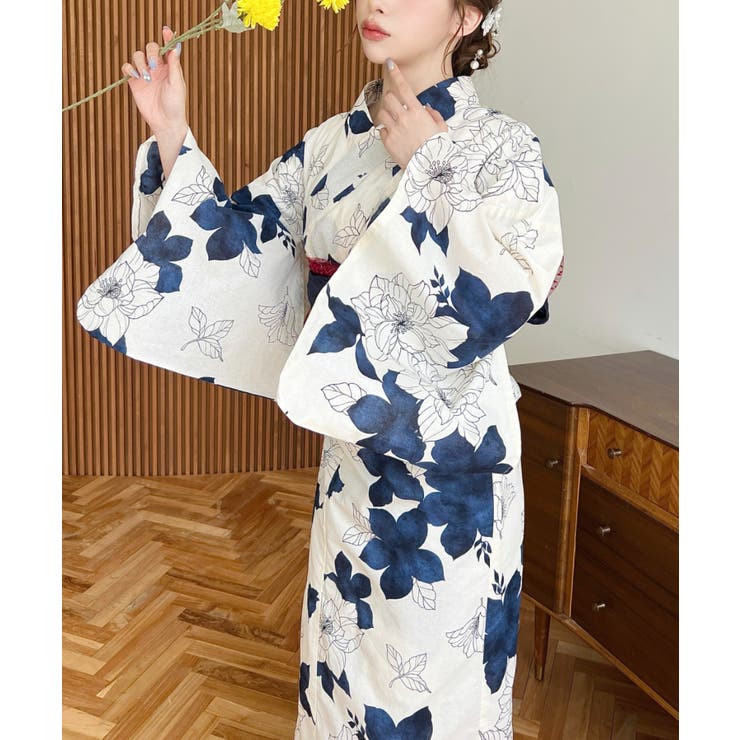 浴衣3点セット（ゆかた・帯2本）、その他3のみ2点セット[品番