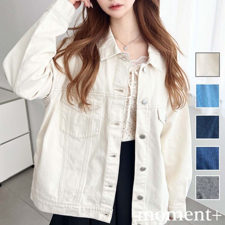 オーバーサイズデニムジャケット ビッグGジャン ヘビーウェイトデニム＆ヘビーツイ… | moment+ | 詳細画像1 