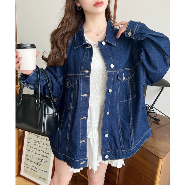 オーバーサイズデニムジャケット ビッグGジャン ヘビーウェイトデニム＆ヘビーツイ… | moment+ | 詳細画像22 