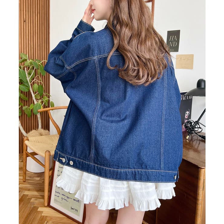 オーバーサイズデニムジャケット ビッグGジャン ヘビーウェイトデニム＆ヘビーツイ… | moment+ | 詳細画像24 