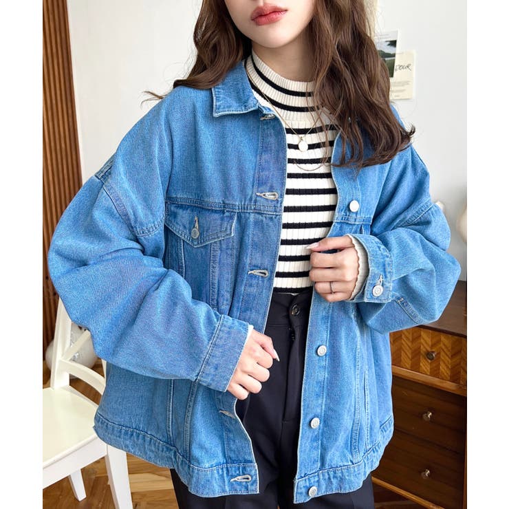 オーバーサイズデニムジャケット ビッグGジャン ヘビーウェイトデニム＆ヘビーツイ… | moment+ | 詳細画像25 