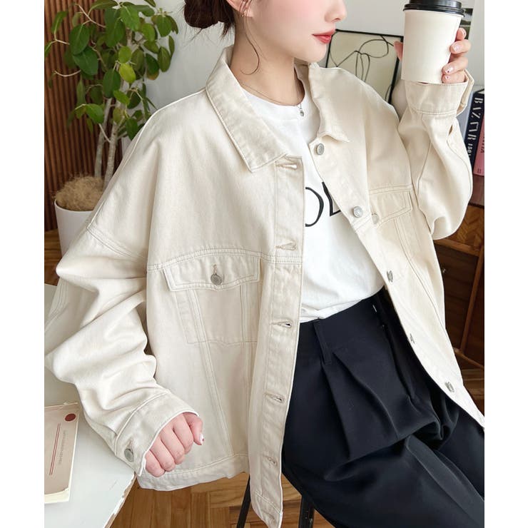 オーバーサイズデニムジャケット ビッグGジャン ヘビーウェイトデニム＆ヘビーツイ… | moment+ | 詳細画像3 