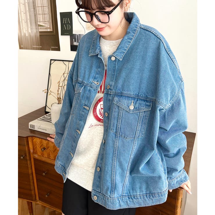 オーバーサイズデニムジャケット ビッグGジャン ヘビーウェイトデニム＆ヘビーツイ… | moment+ | 詳細画像31 