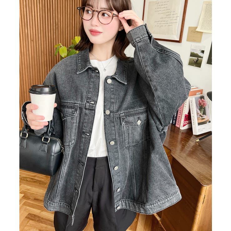 オーバーサイズデニムジャケット ビッグGジャン ヘビーウェイトデニム＆ヘビーツイ… | moment+ | 詳細画像35 