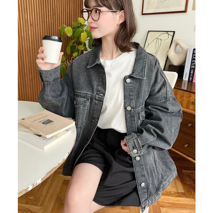 オーバーサイズデニムジャケット ビッグGジャン ヘビーウェイトデニム＆ヘビーツイ… | moment+ | 詳細画像37 