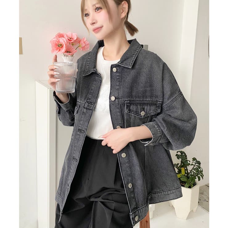 オーバーサイズデニムジャケット ビッグGジャン ヘビーウェイトデニム＆ヘビーツイ… | moment+ | 詳細画像41 