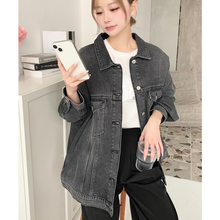 オーバーサイズデニムジャケット ビッグGジャン ヘビーウェイトデニム＆ヘビーツイ… | moment+ | 詳細画像42 