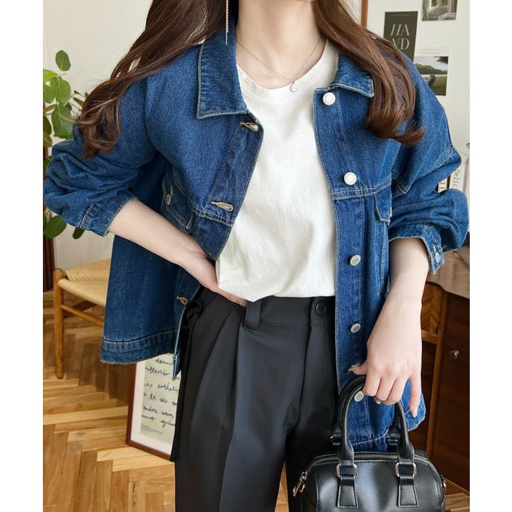 オーバーサイズデニムジャケット ビッグGジャン ヘビーウェイトデニム＆ヘビーツイ… | moment+ | 詳細画像46 