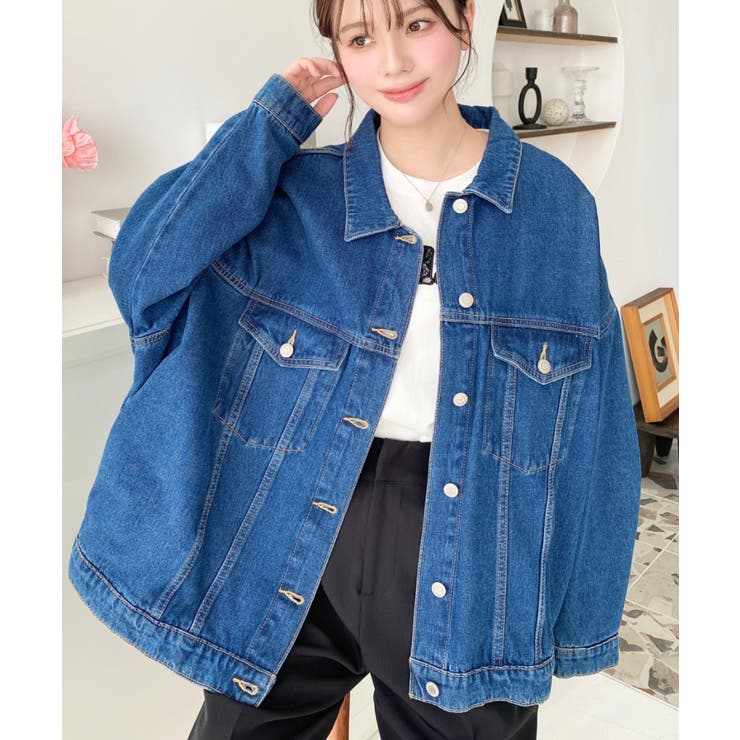 オーバーサイズデニムジャケット ビッグGジャン ヘビーウェイトデニム＆ヘビーツイ… | moment+ | 詳細画像49 