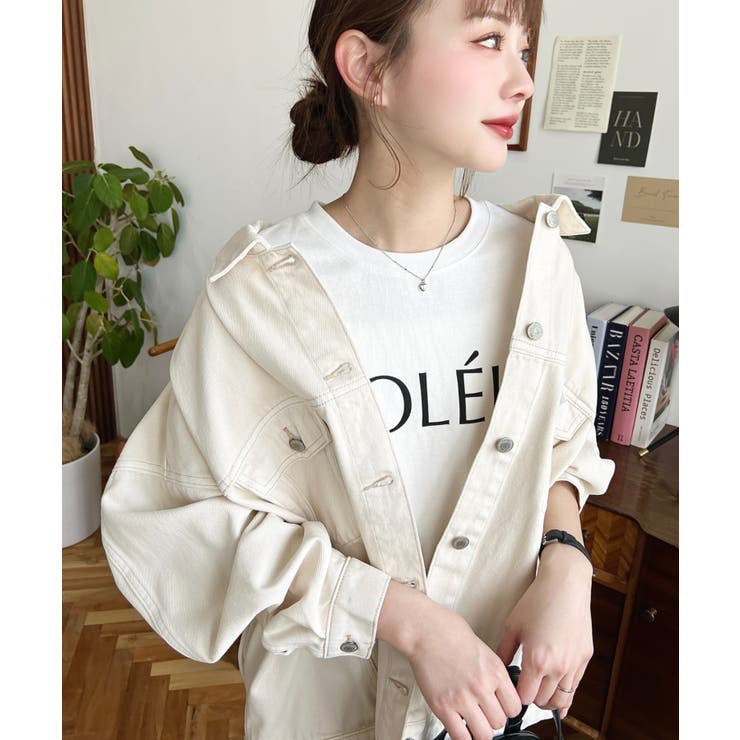 オーバーサイズデニムジャケット ビッグGジャン ヘビーウェイトデニム＆ヘビーツイ… | moment+ | 詳細画像5 