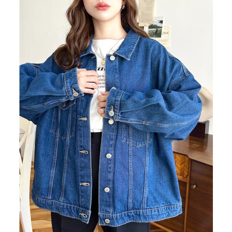 オーバーサイズデニムジャケット ビッグGジャン ヘビーウェイトデニム＆ヘビーツイ… | moment+ | 詳細画像50 