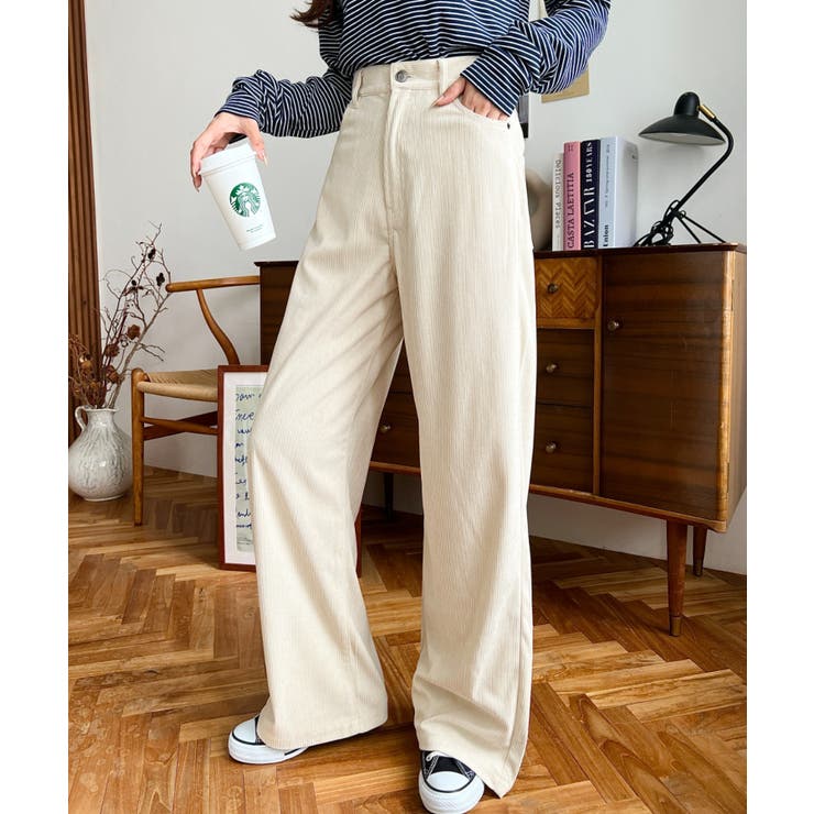 セミワイドコーデュロイパンツ | moment+ | 詳細画像2 