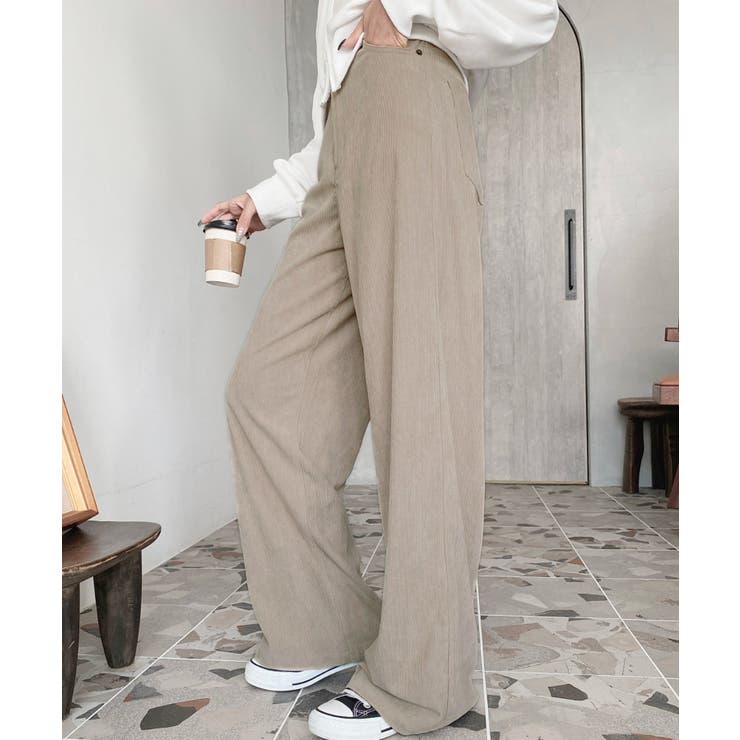 セミワイドコーデュロイパンツ | moment+ | 詳細画像21 