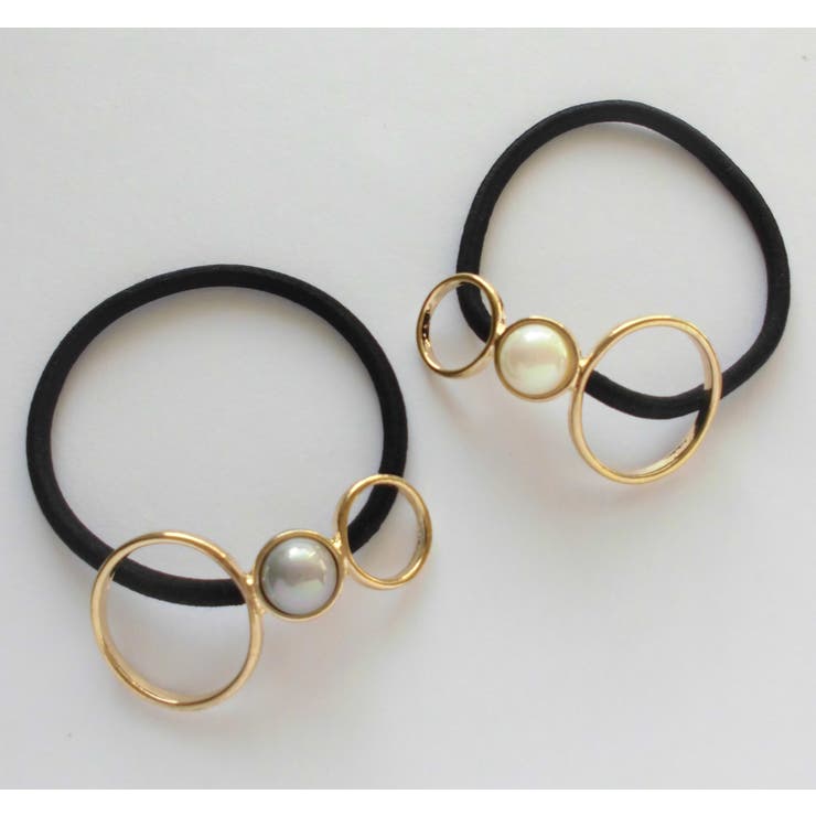 ダブルフープ オーロラボールS ヘアゴム | monamona | 詳細画像2 