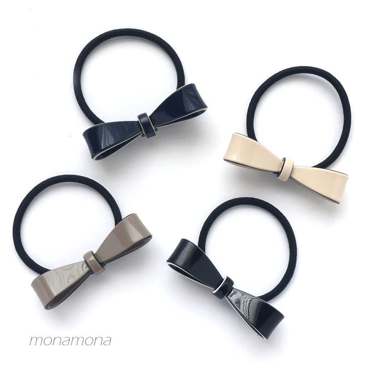 バイカラー リボンポニー | monamona | 詳細画像1 