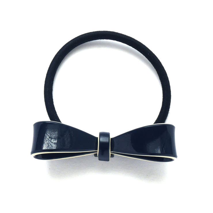 ネイビー | バイカラー リボンポニー | monamona