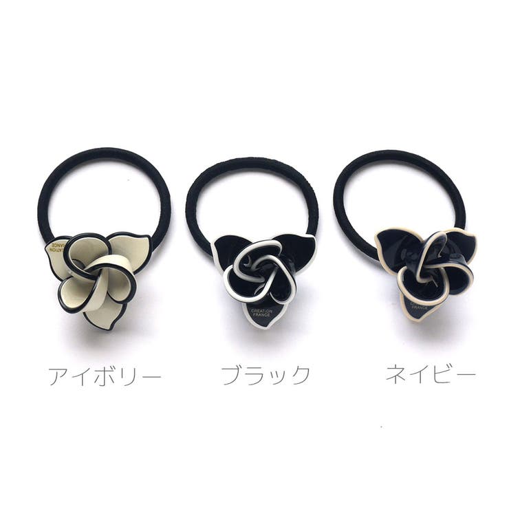 バイカラーフラワーポニー | monamona | 詳細画像2 