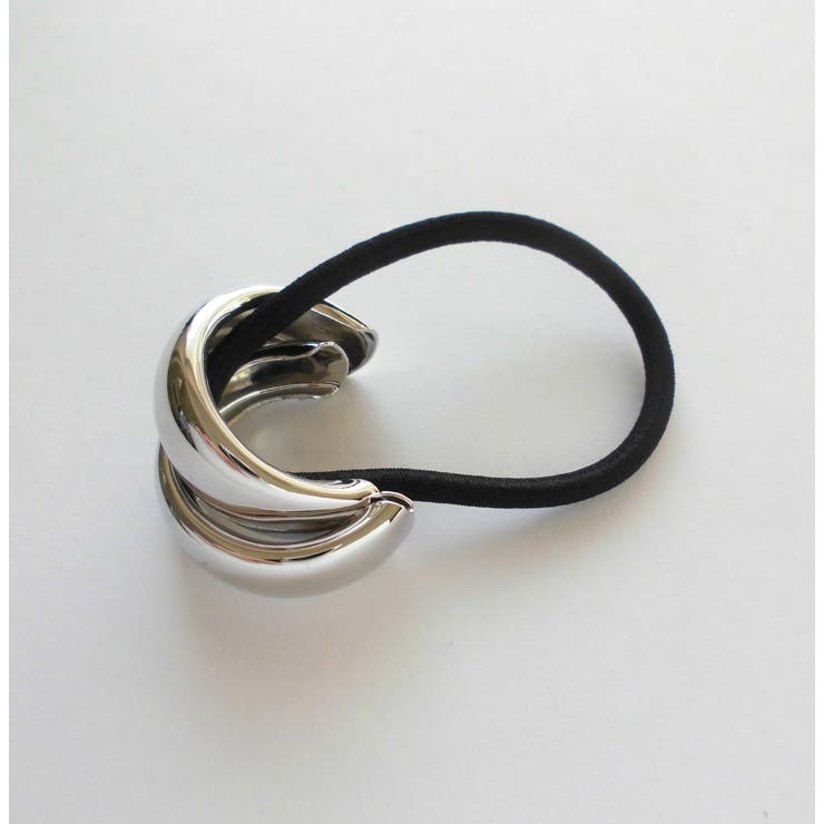 デザインメタルフープヘアゴム | monamona | 詳細画像3 