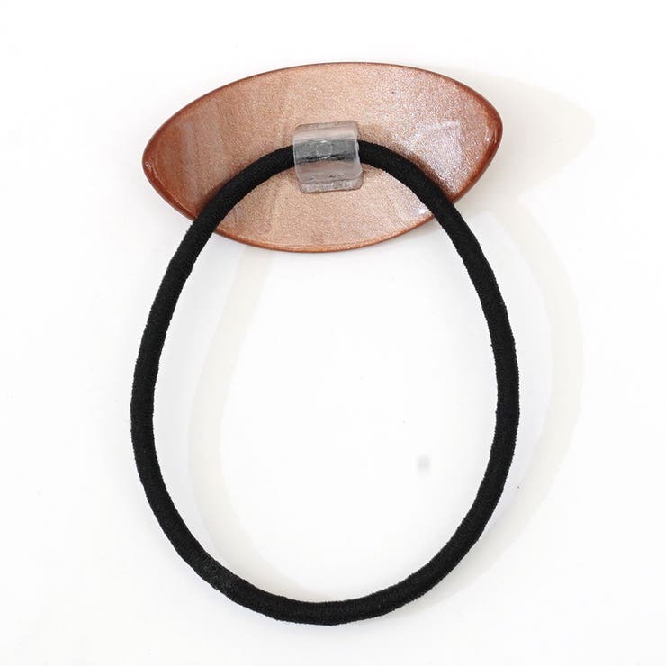 ヘアゴム ヘアポニー シンプル アクリル 楕円 オーバル 落ち着きカラー | monamona | 詳細画像11 