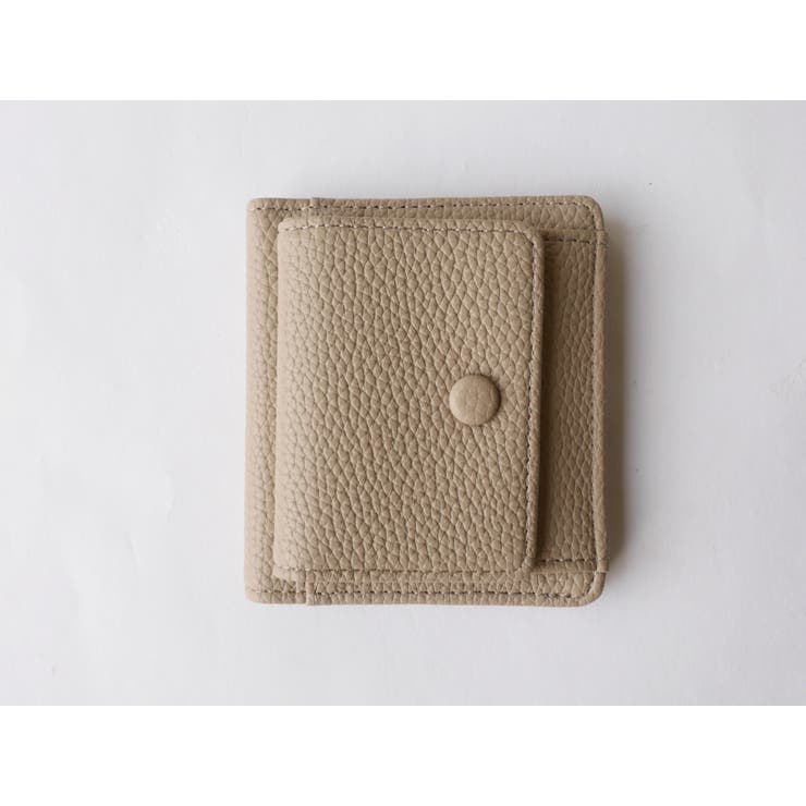 ベージュ | ミニウォレット ミニ財布 2つ折りミニウォレット | monamona