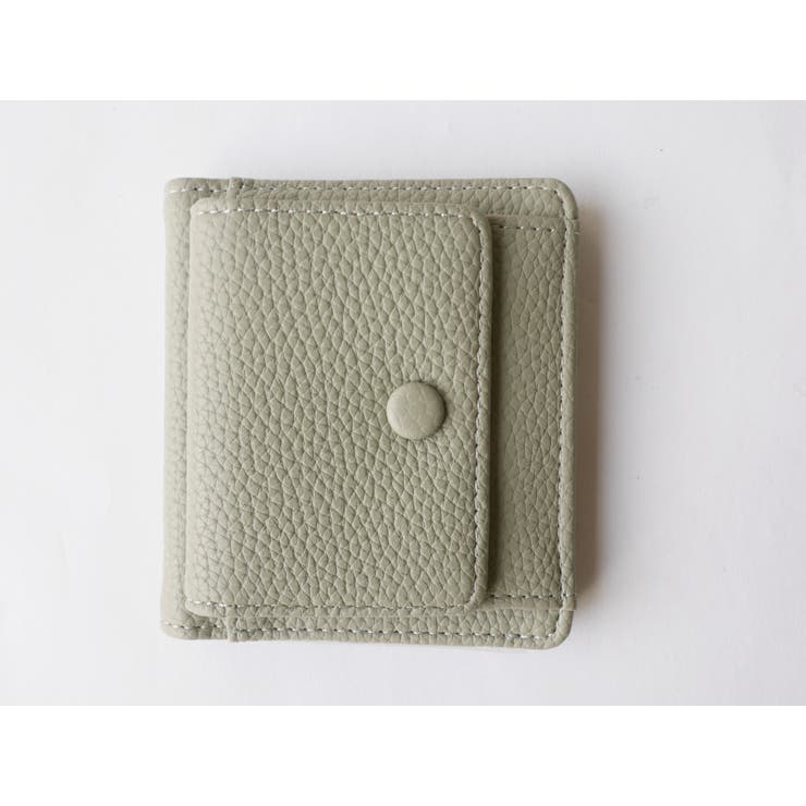 グリーン | ミニウォレット ミニ財布 2つ折りミニウォレット | monamona
