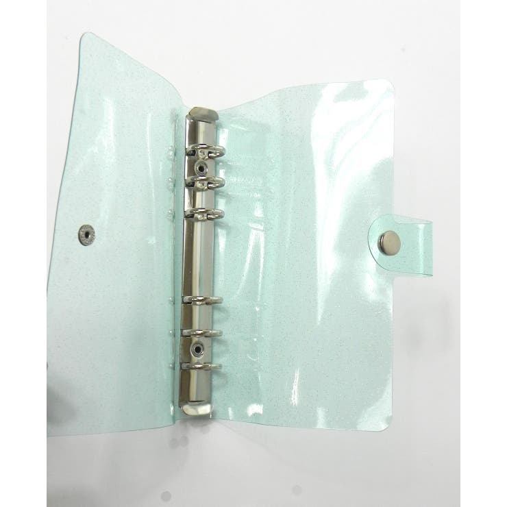 シール帳 バインダー ラメ入りクリアバインダー | monamona | 詳細画像2 