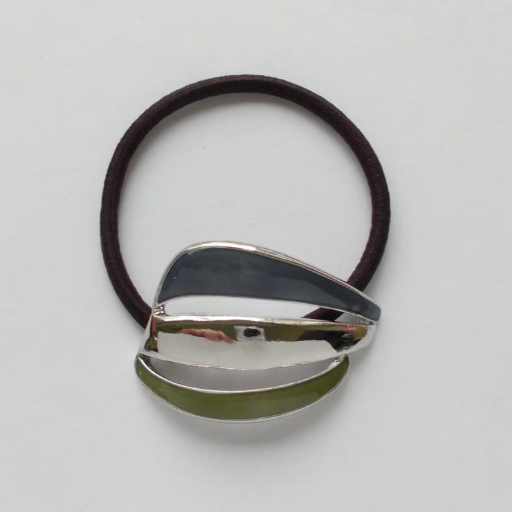 シルバーベース | デザインヘアゴム | monamona