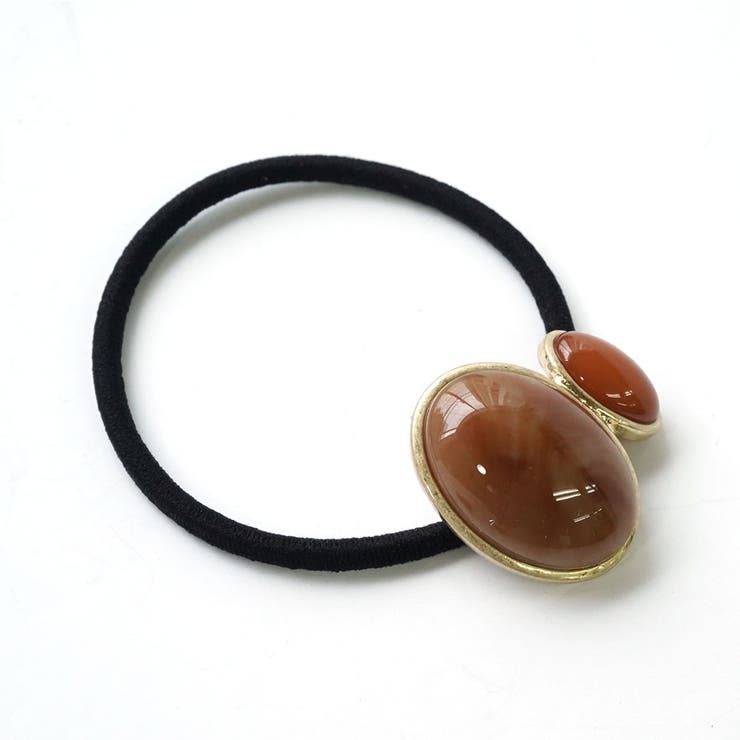 マーブル柄オーバルポニー | monamona | 詳細画像3 