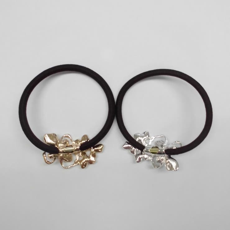 メタルフラワーヘアゴム | monamona | 詳細画像2 