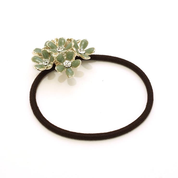 ヘアゴム 花モチーフ ヘアポニー | monamona | 詳細画像11 