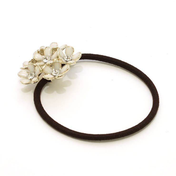 ヘアゴム 花モチーフ ヘアポニー | monamona | 詳細画像4 