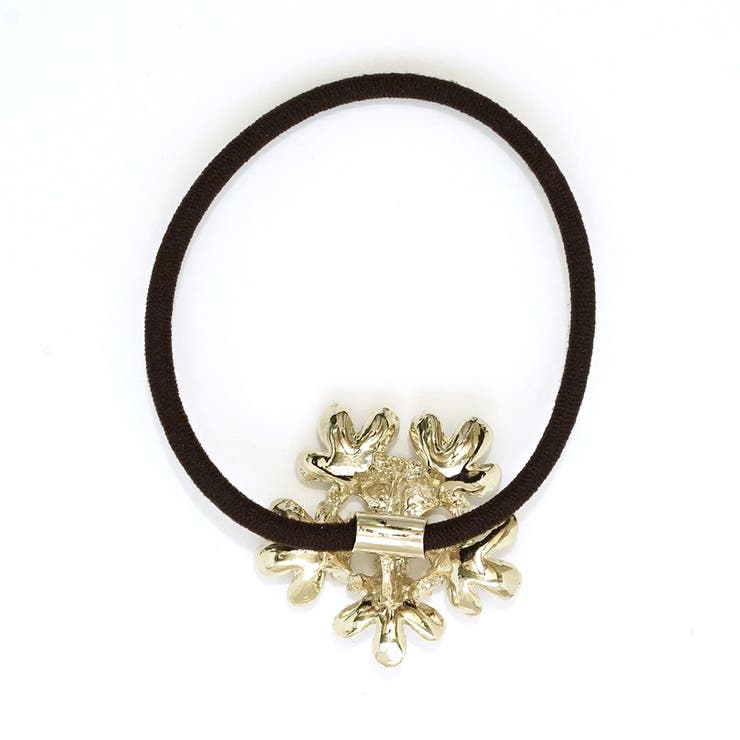 ヘアゴム 花モチーフ ヘアポニー | monamona | 詳細画像5 