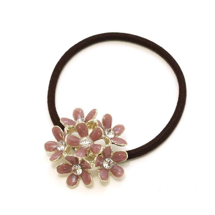 ヘアゴム 花モチーフ ヘアポニー | monamona | 詳細画像6 