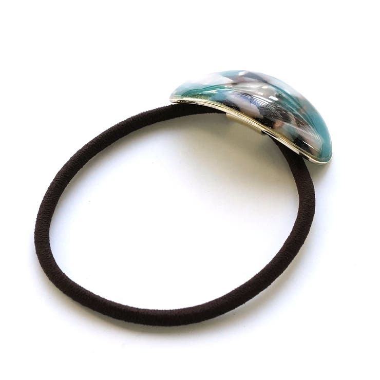 ヘアゴム オーバルタイプ マーブル柄 | monamona | 詳細画像10 