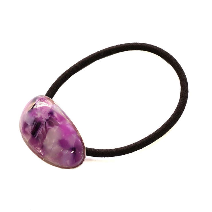 ヘアゴム オーバルタイプ マーブル柄 | monamona | 詳細画像3 