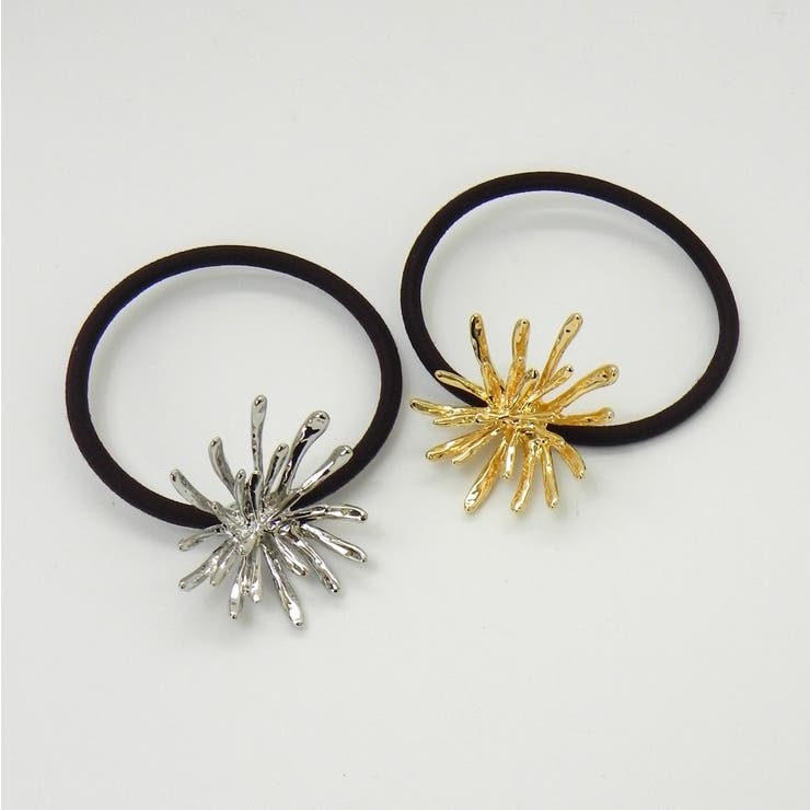 立体型花ヘアゴム | monamona | 詳細画像1 