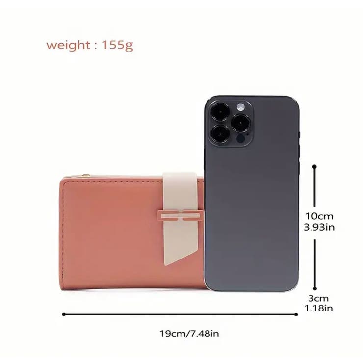 ロングウォレット ウォレット 2つ折り財布 長財布 財布 大容量収納財布 | monamona | 詳細画像3 
