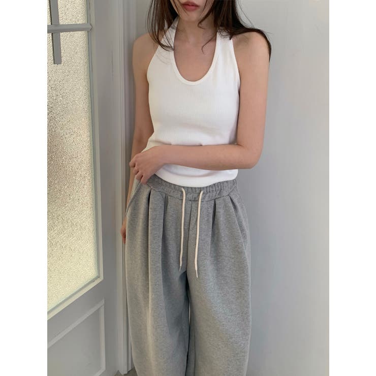 ホルターネックノースリーブトップス 韓国ファッション | mood in seoul | 詳細画像2 