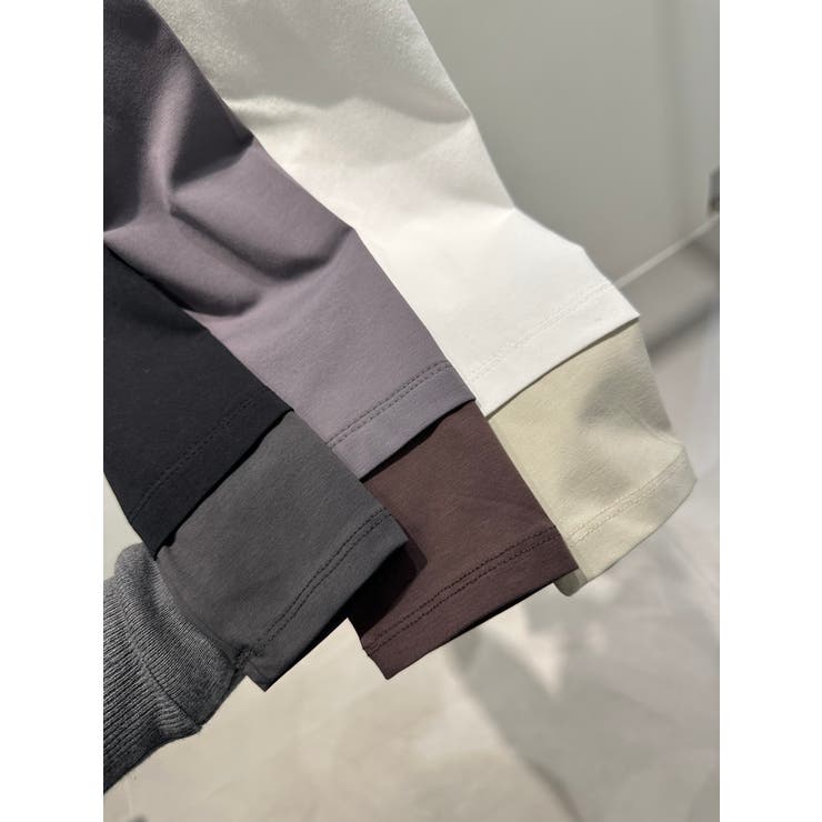 レイヤードフィットTシャツ 韓国ファッション | mood in seoul | 詳細画像4 