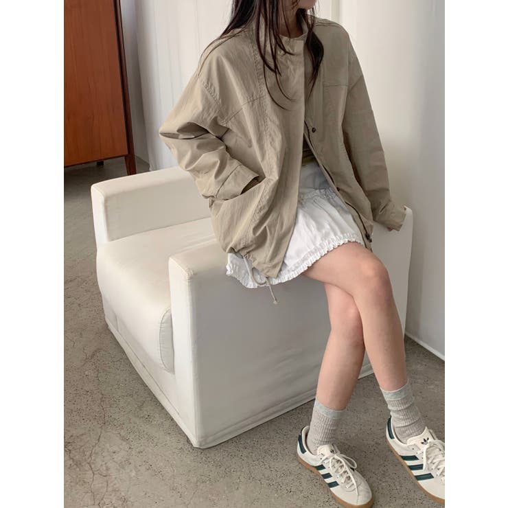 ルーズフィットミリタリージャケット 韓国ファッション | mood in seoul | 詳細画像9 