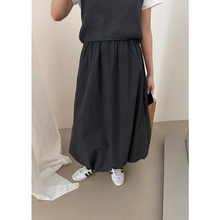 バルーンロングスカート 韓国ファッション | mood in seoul | 詳細画像6 