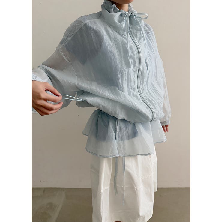 フリルウィンドブレーカー 韓国ファッション | mood in seoul | 詳細画像4 