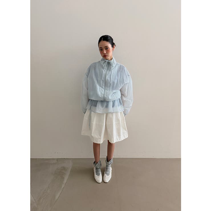 フリルウィンドブレーカー 韓国ファッション | mood in seoul | 詳細画像5 