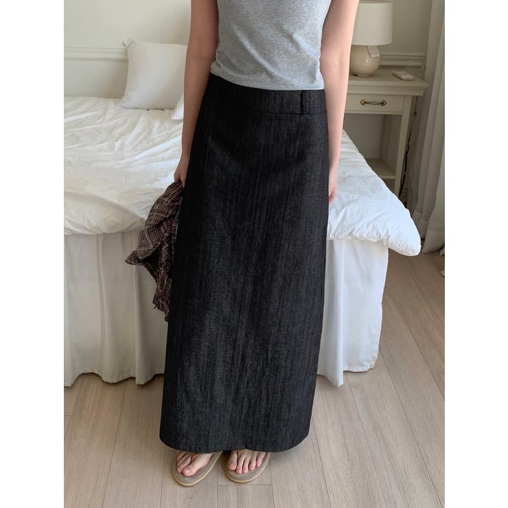 マキシリネンロングスカート 韓国ファッション | mood in seoul | 詳細画像11 