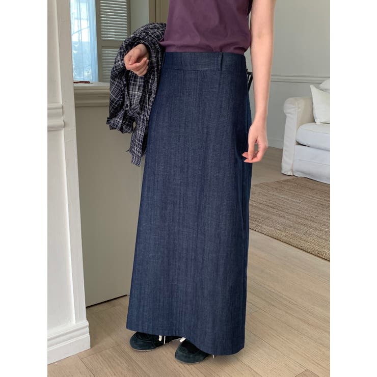 マキシリネンロングスカート 韓国ファッション | mood in seoul | 詳細画像12 