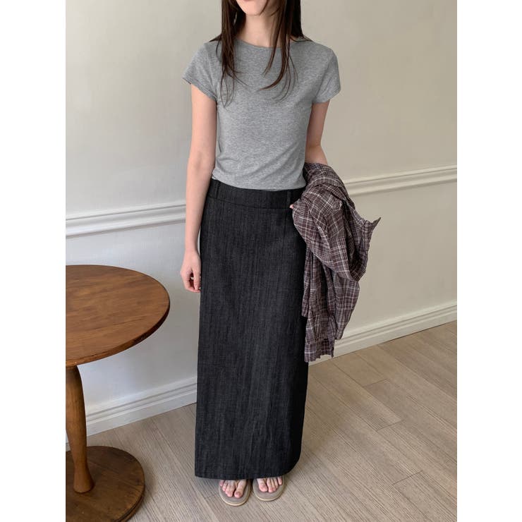 マキシリネンロングスカート 韓国ファッション | mood in seoul | 詳細画像17 